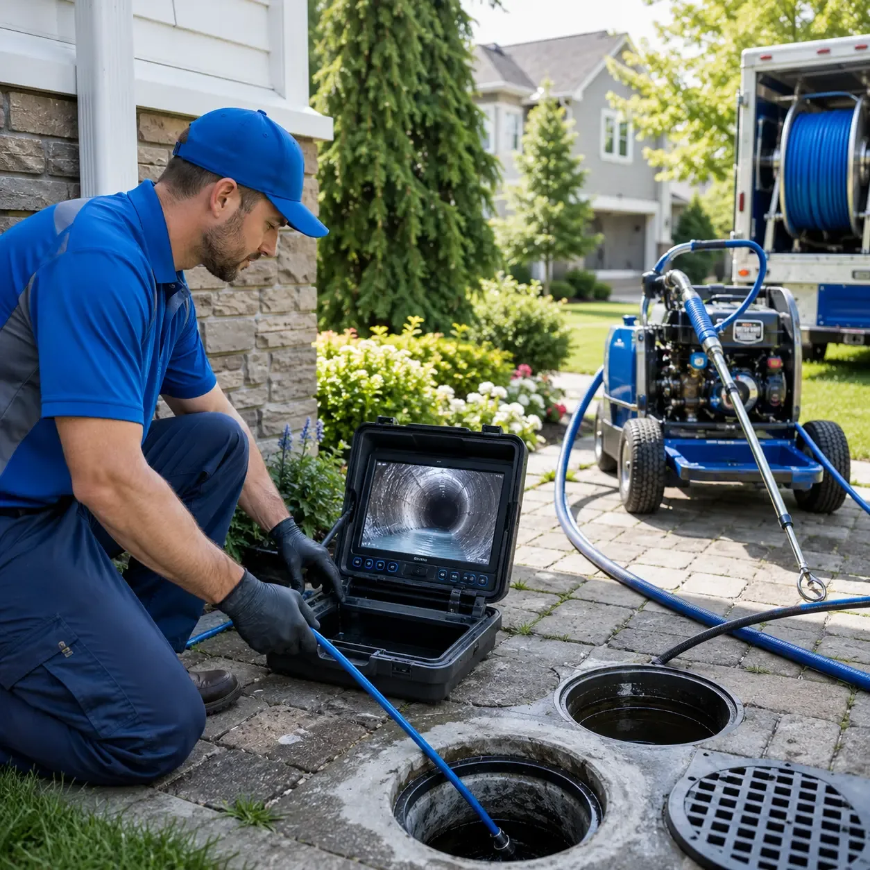 Outdoor drain cleaning professionals serving Comer, GA